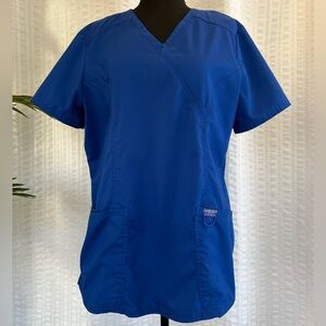 Cherokee Women’s Workwear Revolution Mock Wrap Scrub Top - Large - WW610
